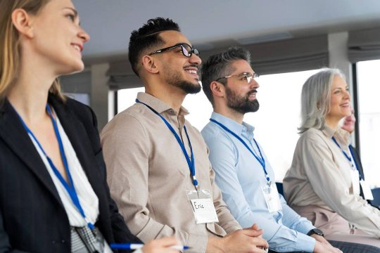 Partecipazione aziendale a una fiera di settore