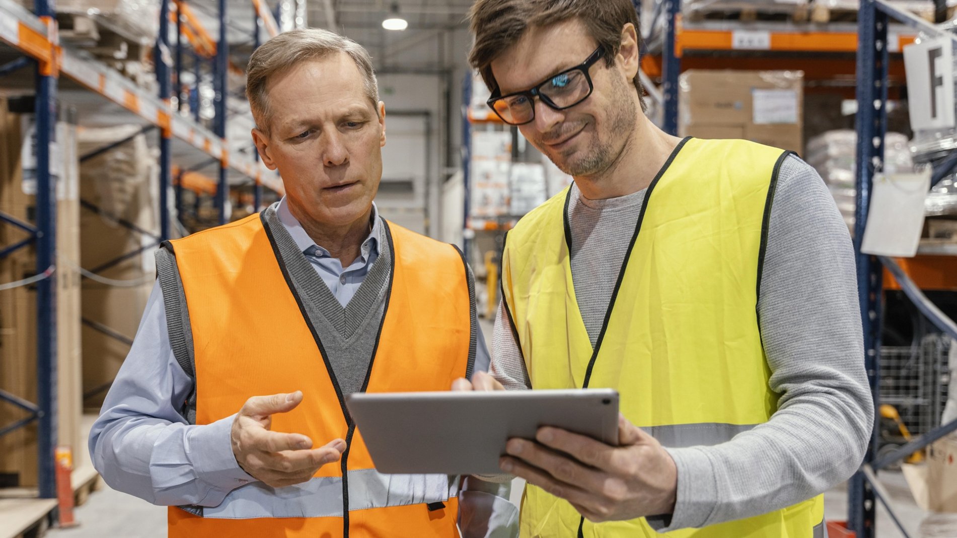 Azienda di servizi al lavoro su tablet
