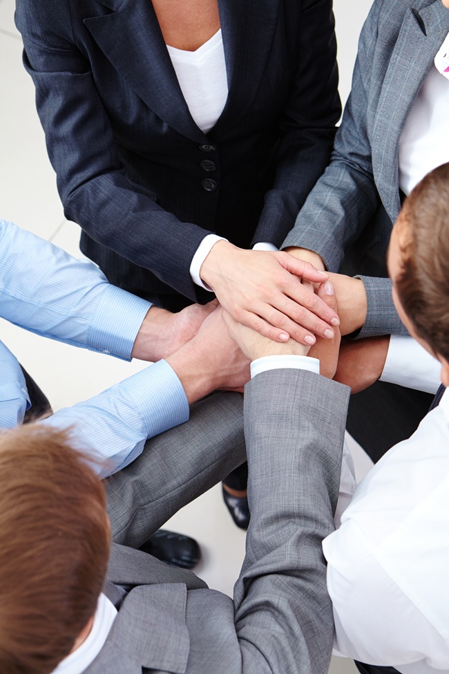 Team Softer in riunione di lavoro
